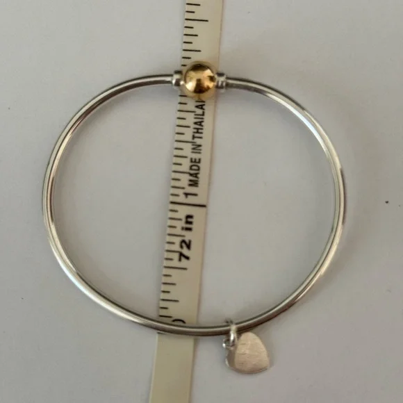 Eden Hand Arts Screwball 14K & Sterling Silver Bracelet - Picture 4 of 5